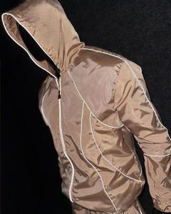 Conjunto de chándal de lujo a prueba de viento con LOGO y gráficos personalizados, transpirable, con sudadera con capucha y pantalón corto, elegante conjunto de camiseta para hombre. - Product Image 1