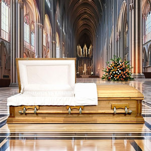 โลงศพที่ระลึกทำจากไม้ธรรมชาติโกศสำหรับงานศพ-ระหว่างประเทศ - Product Image 3