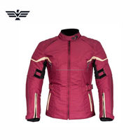 Chaqueta de Motociclismo Unisex Roja, Textil, de Manga Larga, Impermeable, Resistente al Viento, 220g, con Logotipo Personalizado en la Parte Delantera, Personalizable con la Marca, para Todas las Estaciones