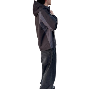 OEM Street Fashion Style Gym Tracksuit Custom Label Windbreaker <b>Workout</b> Training 2 Piece Set Loose Fit Athletic <b>Jacket</b> & Trouser - Product Image 6