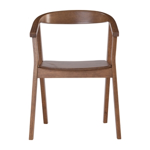 Minimalist Bentwood <b>Dining</b> <b>Chair</b> Contemporary Walnut Wood <b>Chair</b> with Tapered Legs for High-End Cafe and Kitchen <b>Dining</b> Use - Product Image 2