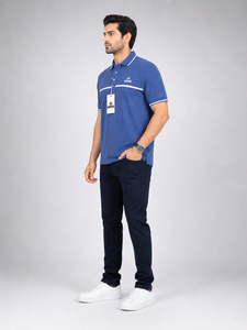 Men Polo <b>Shirt</b> Soft Breathable Cotton Blend <b>Collared</b> <b>T</b> <b>Shirt</b> Lightweight Comfortable Casual Clothing For Office Travel Sports - Product Image 2