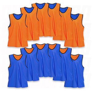 Reversible <b>Training</b> Vests Two Sides Sports Vest Football Jersey Pinnies for Soccer Sports Team Breathable Lightweight Practice - Product Image 1
