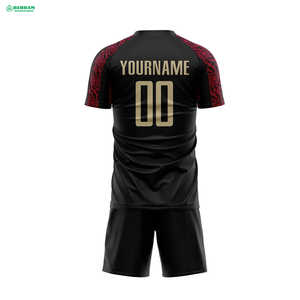 Maillots de football personnalisés en gros – Ensembles d'uniformes d'équipe sur mesure – Meilleures ventes – 100 % polyester léger et écologique - Product Image 4