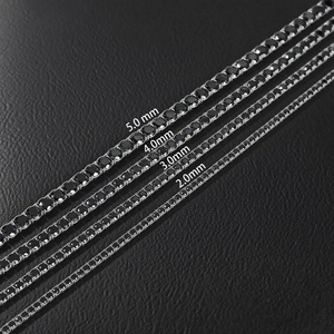 สร้อยคอเทนนิสโมอิสซาไนต์แบบฮิปฮอปประดับเพชร VVS  ผ่านการทดสอบโดย GRA จัดส่งเร็วจากคลังสินค้าในสหรัฐอเมริกา - Product Image 4