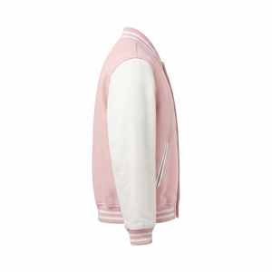 Blouson universitaire bicolore pour homme, imperméable, écologique, respirant, avec fermeture boutonnée, vêtement d'extérieur d'hiver - Product Image 6