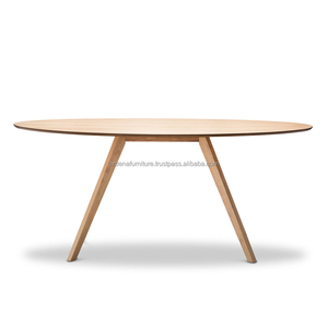 เฟอร์นิเจอร์ร้านอาหารไม้6ชิ้นแบบเรียบง่ายทันสมัยสำหรับบาร์โรงแรมห้องครัวสวน-ชุดโต๊ะรับประทานอาหารและเก้าอี้กลางแจ้ง - Product Image 3