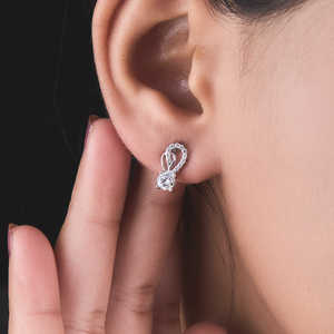 Boucles d'oreilles en diamant Zebediah - Product Image 2