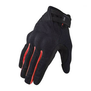 Newest Style Fashion Custom Logo Genuine Leather Sports Motorbike <b>Gloves</b> Racing Biker-Non-Slip Breathable <b>Touchscreen</b> FUSION - Product Image 5