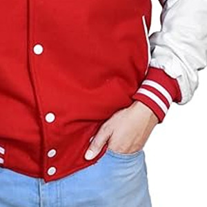 Polyester Blank Varsity Jackets Custom Embroidered Print Logo Letterman Varsity Jacket for <b>Men</b> - Product Image 3