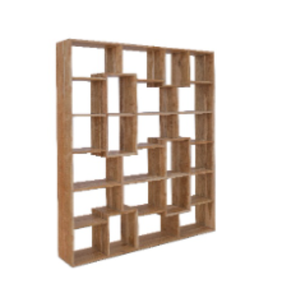 Librería de Estilo Moderno con Estructura de Madera de Teca Natural Marrón para Decoración de Sala de Estar, Procedente de Indonesia - Product Image 2