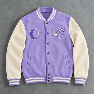 Chaqueta Universitaria de Béisbol, Uniforme Escolar, Ropa de Club, Ropa Casual, Ropa de Calle, Estilo Letterman, Parches de Chenilla - Product Image 3