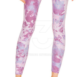 Best Selling Premium Quality Women <b>Leggings</b> Elastic Waist Solid <b>Pattern</b> for Yoga Running-Lightweight Spandex/Nylon Active Wear - Product Image 6