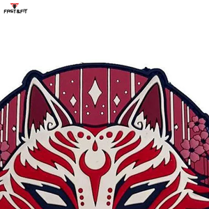 แพทช์ติดขอบหมวกเสื้อผ้าแบบกำหนดเอง ทำจากยาง PVC 3 มิติ พร้อมกาวในตัว คุณภาพสูง สำหรับสวมใส่กลางแจ้ง ปรับแต่งสี/ขนาดได้ - Product Image 3