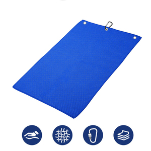 Serviette de golf personnalisée de couleur unie, fabrication professionnelle, prix abordable, service OEM, serviette de golf pour usage personnel - Product Image 2