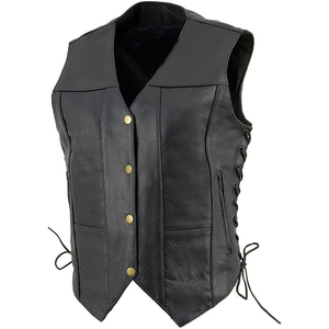 Samroz Sports Women's Black Denim <b>Vest</b> with Waterproof Cotton Filling Breathable & Quick Dry V-neck Winter Outerwear - Product Image 1
