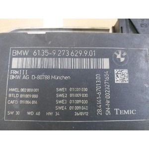 โมดูลช่องวางเท้ารถยนต์ซีรีส์ 7 ปี 2009-2015 ของแท้ OEM รุ่น 9273629 - Product Image 5