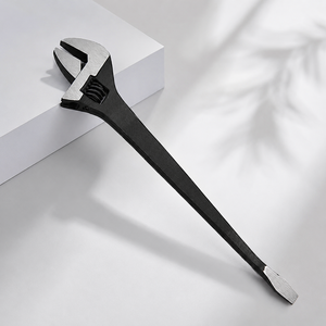 Clé à molette réglable robuste en acier au carbone, tournevis multifonction, outil de levier pour l'automobile, la plomberie, l'atelier, le bricolage et les outils professionnels - Product Image 1