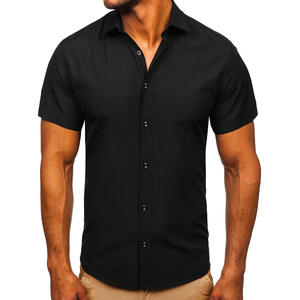 Chemise 100% Coton pour Homme, Couleur Unie, Haute Qualité, Manches Courtes, Vente en Gros, Prix Abordable, Tendance, Décontractée, Formelle, Affaires, Marque - Product Image 6