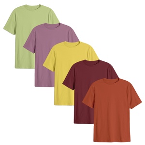 Camisetas de alta calidad premium, 210 g/m², jersey básico suave, ligeras, lisas, personalizables para hombre, ideales para la playa o fiestas. - Product Image 3
