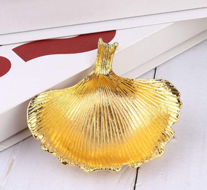 Plateau à fruits contemporain en aluminium doré, écologique, motif maison, bol à pâtes, plat de service ovale poli pour occasions spéciales, 24 pièces - Product Image 6