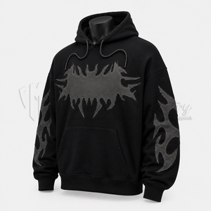 <b>Men</b>’s Custom Graphic Hoodie Oversized Streetwear Pullover Hoodie Heavyweight Fleece Apparel Manufacturer - Product Image 3