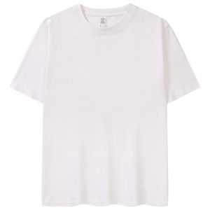 High Quality Heavy Weight Plain Oversized <b>Tshirt</b> Printing Embroidery Custom Blank 100 Cotton Men T Shirt - Product Image 2