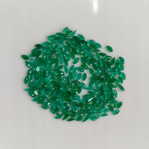 Ónix Verde Natural, Corte Marquesa de 5x2.5MM, Gemas Sueltas de la Mejor Calidad para Joyería, Red Mountain Gems R2GOMQCT525 - Product Image 2