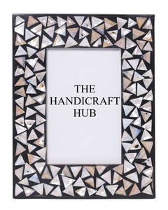 Premium Quality MOP Inlay Photo <b>Frame</b> Floral Handmade MDF Resin <b>Frame</b> Mother Of Pearl Picture <b>Frame</b> at factory wholesale Price - Product Image 5