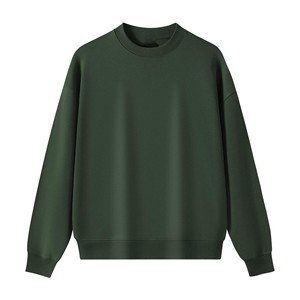 Wholesale Garment Dyed Sweatshirt Heavy Cotton Vintage Sweatshirt Custom Embroidered Sweatshirt - Product Image 5