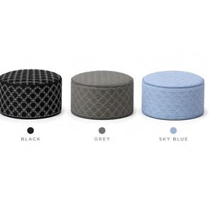 Ensemble de 3 bonnets de prière musulmans en coton premium pour hommes – Doux, respirant, brodé (Taqiyah Kufi) - Product Image 4