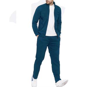 Último Diseño en Conjuntos Deportivos de Invierno para Hombre - Servicio OEM Personalizado, Resistentes al Viento, Transpirables, Corte Regular, Estampado Sólido, Poliéster/Algodón - Product Image 4