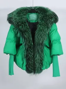 Triveers Women's Winter Puffer <b>Jacket</b> Fur Trim Waterproof Windproof Breathable Faux Fur Lining Customizable OEM Quilted Zipper - Product Image 5