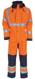 Vestes de travail de sécurité Lookati Sports en polyamide, haute visibilité, réfléchissantes, imperméables, à capuche zippée avec détection d'aiguilles (OEM) - Product Image 4