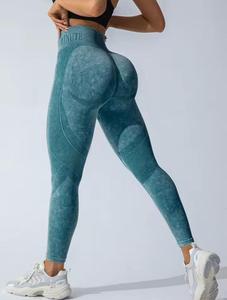 High Waist Seamless Knitted Leggings Solid Full Length Compression Sporty <b>Plus</b> <b>Size</b> Women's <b>Yoga</b> <b>Pants</b> All Seasons Polyester - Product Image 5