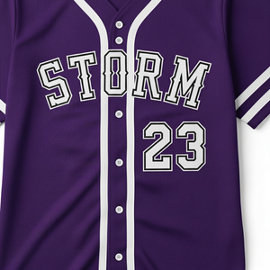 Uniforme Deportivo Profesional de Béisbol, Sublimado, Diseño Personalizado, Transpirable, Poliéster/Algodón, Cuello en V, Manga Corta - Product Image 6