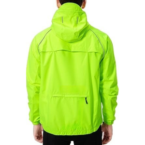 Veste de pluie légère et imperméable pour homme, idéale pour le cyclisme, la course à pied, la randonnée, coupe-vent, réfléchissante et pliable - Product Image 2