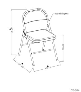 Chaise pliante classique en acier - Utilisation en restaurant et commerciale, imperméable, écologique, durable - Product Image 3