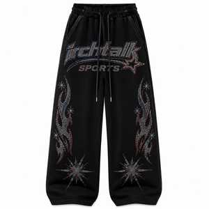 Factory Direct Sale <b>Men</b> Casual Mid Waist Plus Size Breathable Lightweight Workout <b>Baggy</b> <b>Trouser</b> Polyester/Cotton - Product Image 1