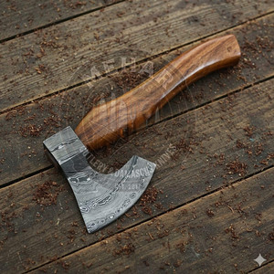 Hacha de Damasco de Diseño Único, Bajo MOQ, Ligera, de Acero de Damasco, Fabricada con Calidad - Product Image 3