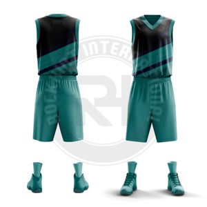 ชุดบาสเก็ตบอลโพลีเอสเตอร์แบบสปอร์ต สวมใส่สบาย ตะเข็บแข็งแรง ออกแบบมาสำหรับสโมสร ทีม และการแข่งขัน - Product Image 4