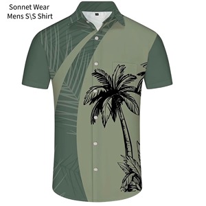 Chemises à manches courtes imprimées pour hommes - Product Image 3