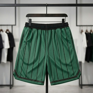 Regular Fit Athletic Mesh Shorts Breathable Sports Training Shorts with <b>Elastic</b> Waist and Quick Dry Fabric - Product Image 4