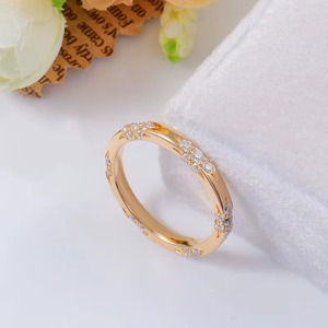 ZAWO HOUSE 925 Sterling Silver Unique Pave Setting Moissanite Engagement Ring 14k Gold Plated Rose Gold Plated Luxury Vintage - Product Image 1