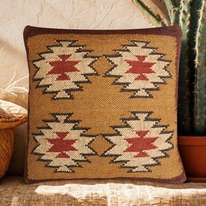 Best Selling Custom Size Abstract Pattern Cushion Seat Pad Hand-Woven Wool Jute <b>Pillow</b> All Chair Types New Style Back Support - Product Image 6