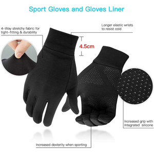 Wholesale Cheap Price Unisex Winter Running <b>Gloves</b> Outdoor Active Sportswear Breathable Anti Slip Waterproof <b>Touchscreen</b> - Product Image 2