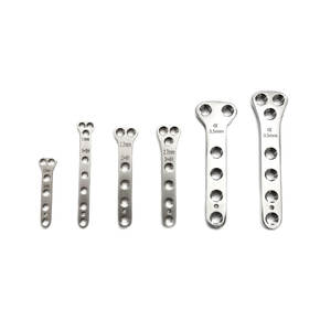 Placas Veterinarias de Acero Inoxidable para Implantes de 2.0mm/2.4/3.5mm con 2+4 Orificios, Placas de Bloqueo en T de Acero Inoxidable, Placa de Bloqueo con Orificios Redondos - Product Image 6