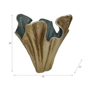 Vase décoratif de table en métal fait main, personnalisable, de haute qualité, résistant à la rouille, écologique, pour la décoration intérieure du salon - Product Image 3