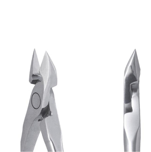 Coupe-ongles professionnel en acier inoxydable, lame plate droite, pointe affûtée, coupe-cuticules pour doigts, usage adulte, style simple, personnalisable - Product Image 6