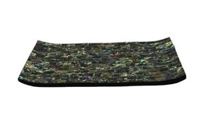 Handmade Natural Mother of Pearl Modern Floral Serving Tray Sustainable and Good Looking for Home Decor - Product Image 2